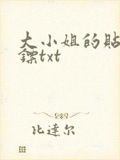 大小姐的贴身保镖txt