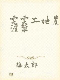 雯雯工地农民工灌浆