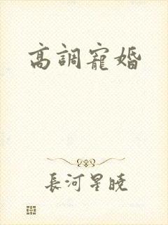 高调宠婚