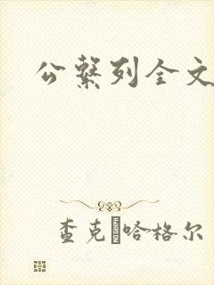 公系列全文阅读