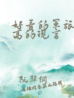 好看的军旅肉质高的现言