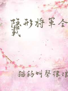 隐形将军全集下载