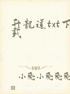 升龙道txt下载