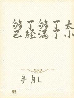 够了够了太多了已经满了小说