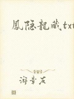 凤隐龙藏txt