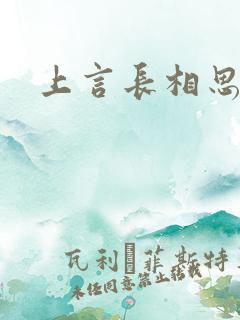上言长相思