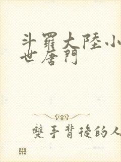 斗罗大陆小说绝世唐门