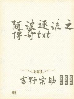 随波逐流之神龙传奇txt