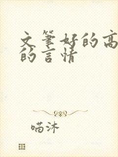 文笔好的高质量的言情