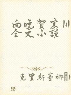 向晚贺寒川免费全文小说