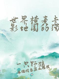 世界横麦卡托投影地图的独白