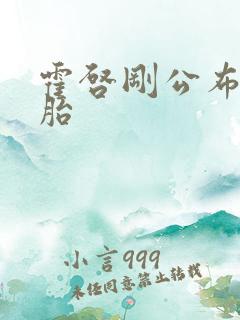 霍启刚公布龙凤胎