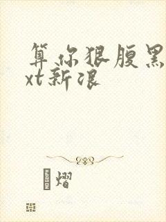 算你狠腹黑男txt新浪