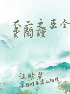 不二之臣全文免费阅读