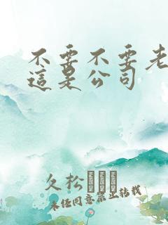 不要不要老板别这是公司