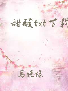 甜酸txt下载