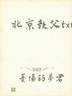 北京教父txt