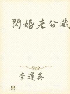 闪婚老公藏不住