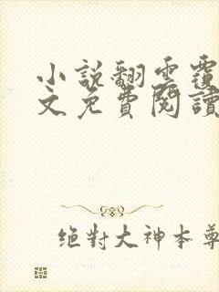 小说翻云覆雨全文免费阅读