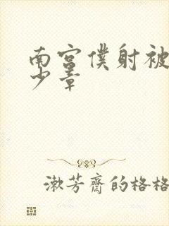 南宫仆射被推多少章