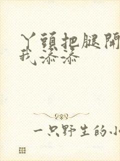 丫头把腿开大让我添添