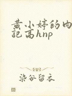 黄小婷的肉欲日记高hnp