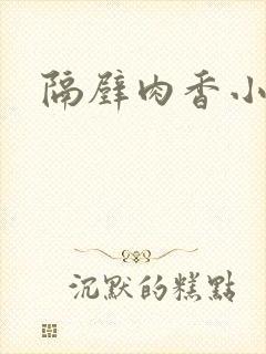 隔壁肉香小说