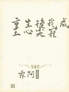 重生后我成了傻王心尖宠