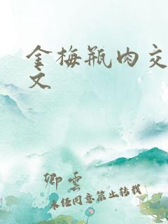 金梅瓶肉交白话文