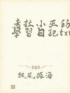 考拉小巫的英语学习日记txt