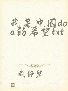 我是中国dota的希望txt