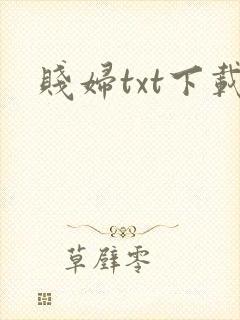 贱妇txt下载