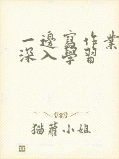 一边写作业一边深入学习