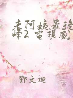 老阿姨最后的巅峰2 电视剧