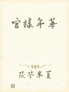 官样年华