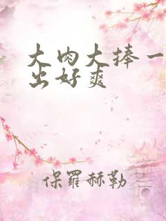 大肉大捧一进一出好爽