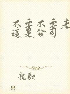 不要不要老板别这是公司