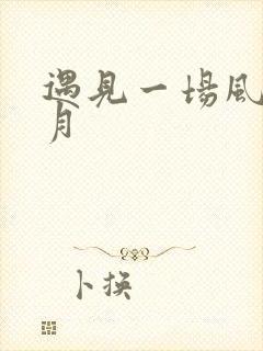 遇见一场风花雪月