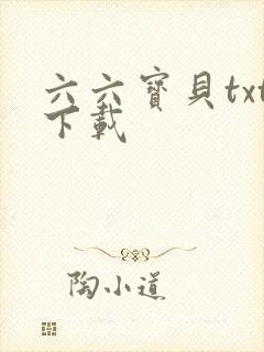 六六宝贝txt下载