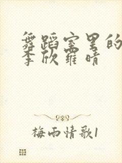 舞蹈室里的景色李欣罗晴