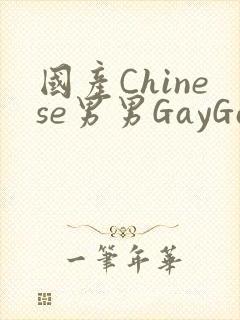国产Chinese男男GayGayAPP