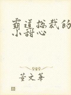 霸道总裁的宠爱小甜心