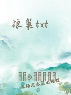 狼巢txt