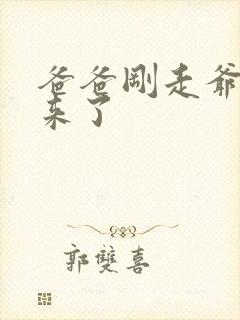 爸爸刚走爷爷就来了