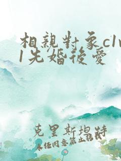 相亲对象c1v1先婚后爱