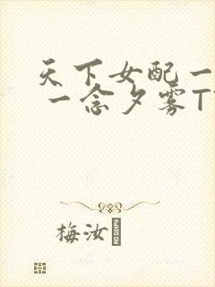 天下女配一般湿 一念夕雾TXT