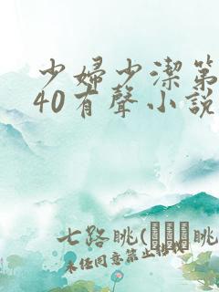 少妇少洁第1一40有声小说