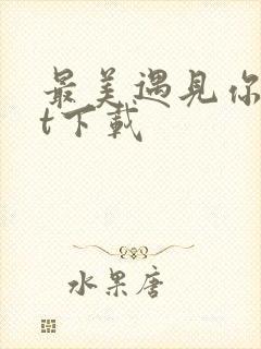 最美遇见你txt下载