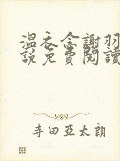 温衣念谢羽渊小说免费阅读