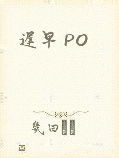 迟早 PO